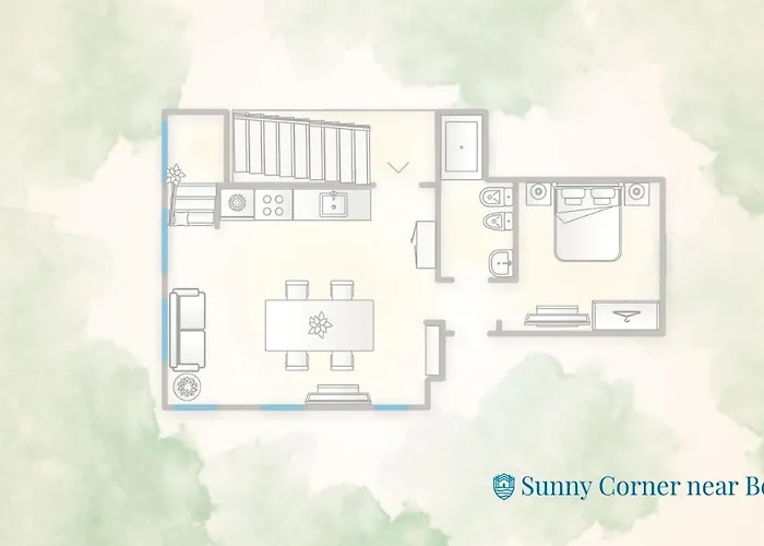 公寓 Lovely Corner In The Heart Of The By Rent